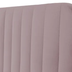 Letto contenitore matrimoniale 160x200 imbottito velluto rosa Poffi