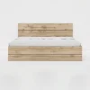 Letto matrimoniale contenitore con comodini 160x200cm quercia Tamika