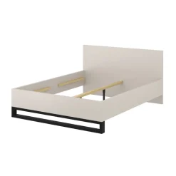 Letto matrimoniale oversize 180x200cm beige cashmere Petra