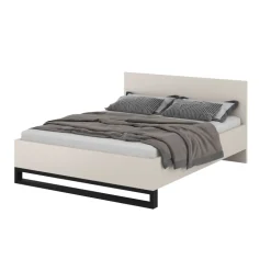 Letto matrimoniale oversize 180x200cm beige cashmere Petra