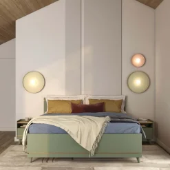 Letto matrimoniale oversize contenitore 180x200 cm con rete verde salvia Yu