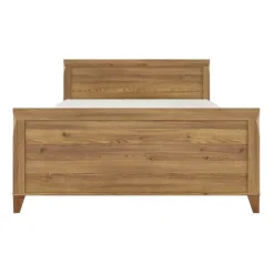 Letto matrimoniale 160x200cm rovere scuro Lucca