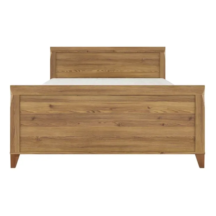 Letto matrimoniale 160x200cm rovere scuro Lucca