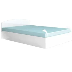 Letto matrimoniale 160x200cm standard bianco lucido Roma-Sorrento