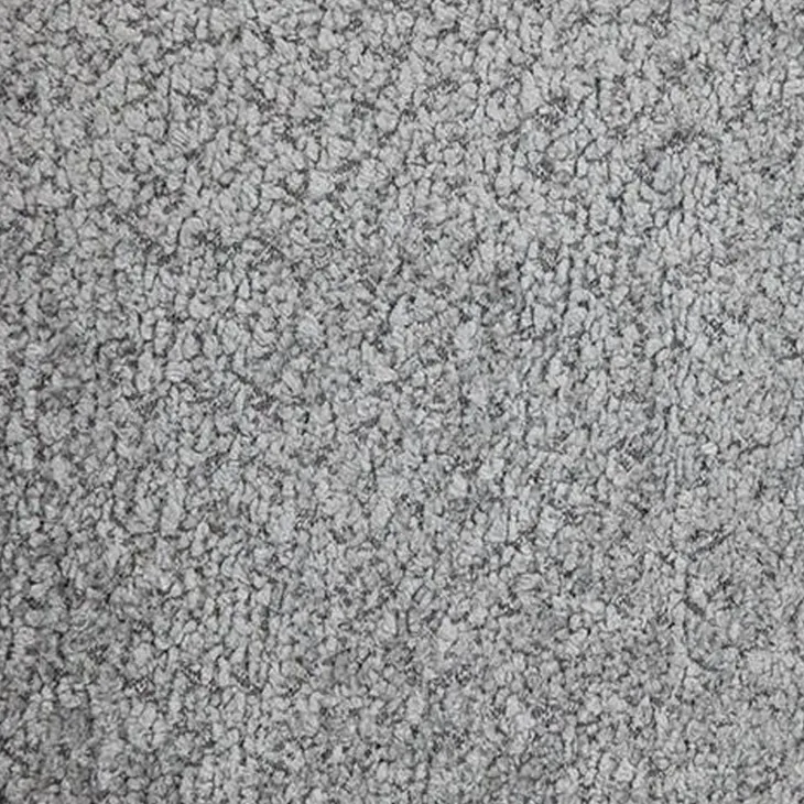 Letto oversize 180x200cm con rete contenitore imbottito tessuto bouclé grigio Aluna