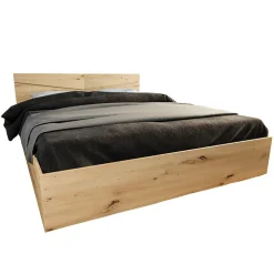 Letto 140x200cm alla francese contenitore rovere rustico Camilla Gihome®