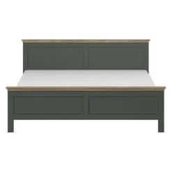 Letto 140x200cm alla francese design moderno verde quercia Texel