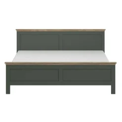 Letto 180x200cm matrimoniale oversize verde quercia Texel