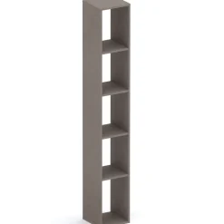 Libreria colonna 28x186h cm con 4 ripiani marrone bronzo Sunset
