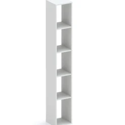 Libreria mobile multiuso scarpiera dispensa 195x186h grigio chiaro Sunset 1003