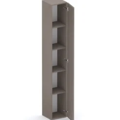 Libreria moderna 84x186h cm 1 anta marrone bronzo Sunset 1004
