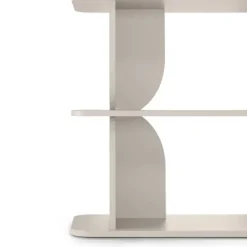 Libreria sospesa 160x78h cm moderna soggiorno cashmere Bukly