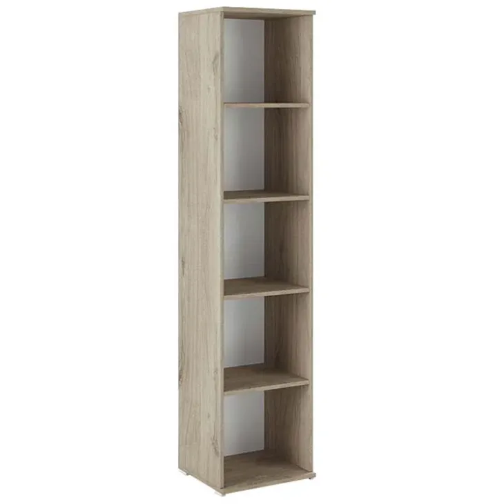 Libreria 40x176h cm a colonna con ripiani rovere Time I