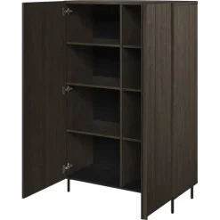 Madia alta 92x144h cm 2 ante wengè Blackwood