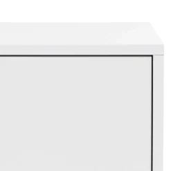 Madia 100x93h cm 1 anta 4 cassetti moderna bianco Eindhoven