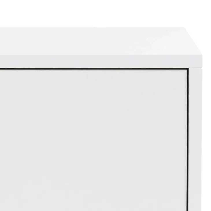 Madia 100x93h cm 1 anta 4 cassetti moderna bianco Eindhoven