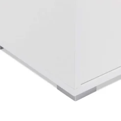 Madia 100x93h cm 1 anta 4 cassetti moderna bianco Eindhoven