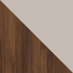 Madia 156x76h cm 2 ante 3 cassetti beige cashmere noce Serenia