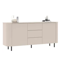 Madia 180x82h cm 2 ante 3 cassetti beige cashmere Lucrezia
