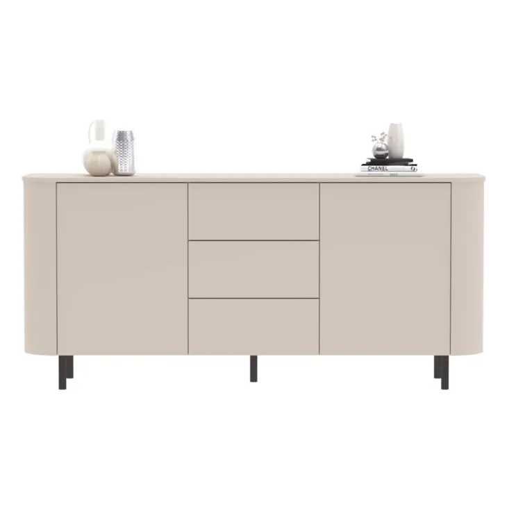 Madia 180x82h cm 2 ante 3 cassetti beige cashmere Lucrezia