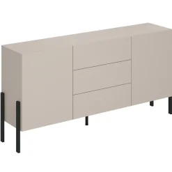 Madia 180x90h cm 2 ante 3 cassetti moderna beige cashmere Simple