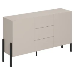 Madia 150x90h cm 2 ante 3 cassetti moderna beige cashmere Simple