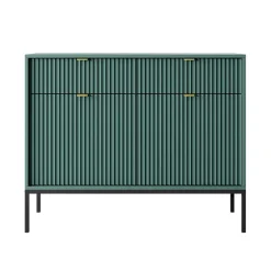 Madia 104x83h cm 2 ante 2 cassetti moderna design verde Alisa