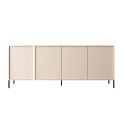Madia 203x82h cm 4 ante moderna beige Melly