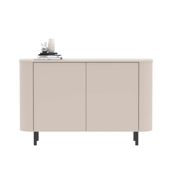 Madia 130x82h cm 2 ante moderna beige cashmere Lucrezia