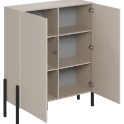 Madia 110x135h cm 2 ante moderna beige cashmere Simple