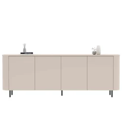 Madia 230x82h cm 4 ante moderna beige cashmere Lucrezia