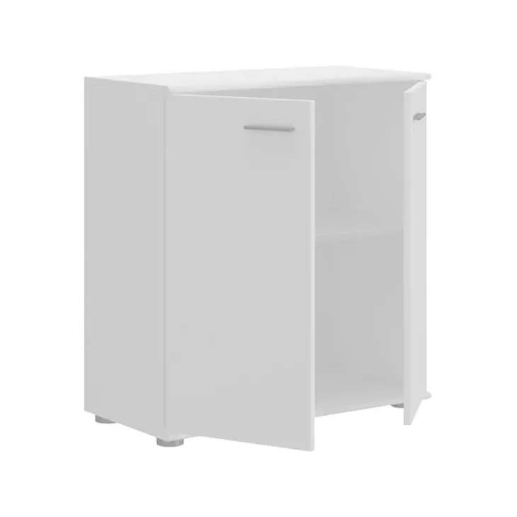 Madia 71x76h cm 2 ante moderna bianco Ely
