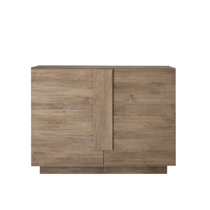Madia 120x90h cm 2 ante moderna soggiorno rovere scuro Alvarez