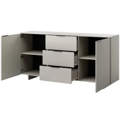 Madia 180x90h cm 2 ante soggiorno beige cashmere Stone