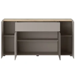 Madia 170x85h cm moderna design grafite rovere Gib