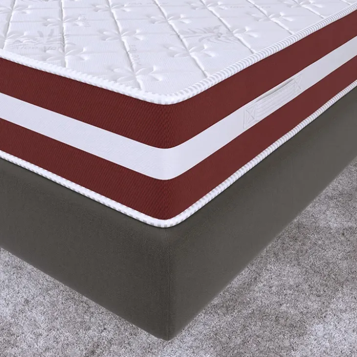 Materasso matrimoniale 180x200cm doppio strato memory antiacaro H. 24cm Superior Memory