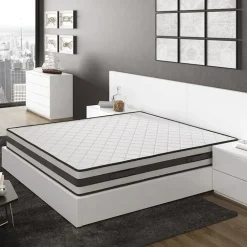 Materasso matrimoniale 160x200cm memory antiacaro H.22cm Memory Deluxe