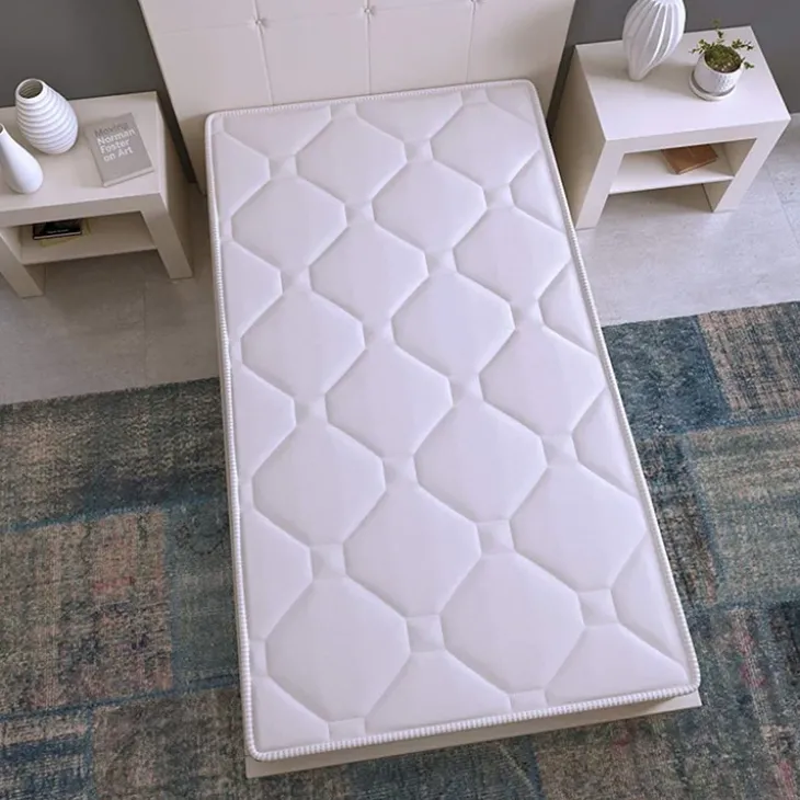 Materasso singolo 90x190cm schiumato antiacaro H.10cm Top Dream
