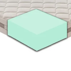 Materasso 120x190cm una piazza e mezza schiumato ad acqua Ambra