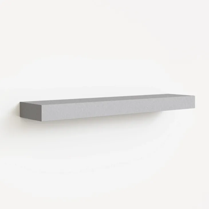 Mensola da parete 138x10h cm grigio chiaro Sunset