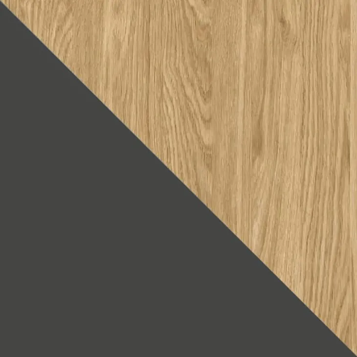 Mensola 150x22 cm antracite rovere Essenzia