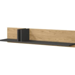 Mensola 110x22 cm antracite rovere Essenzia