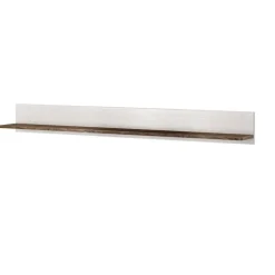 Mensola 180x20h cm da parete bianco frassinato rovere Paloma 2