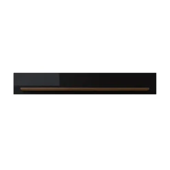 Mensola 160x24h cm da parete noce nero lucido Jumbo