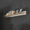 Mensola 143x17h cm soggiorno bianco frassinato rovere Lars