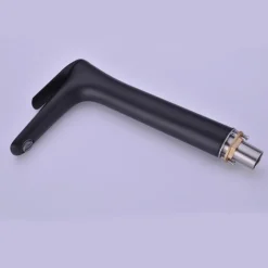 Miscelatore alto per lavabo bagno ottone nero Becco