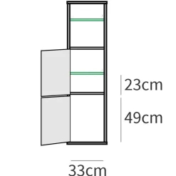 Mobile bagno a terra 120cm con doppio lavabo e colonna rovere antracite Crown