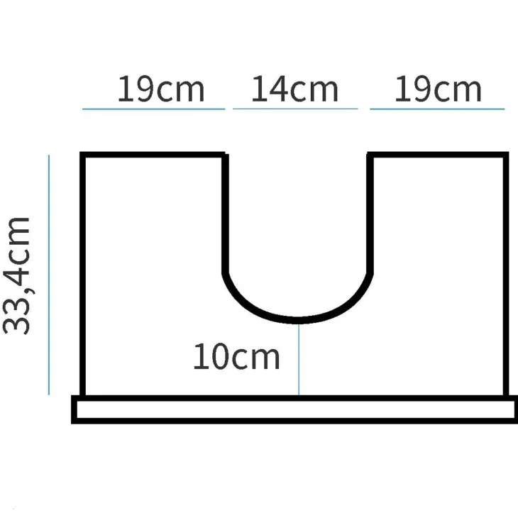 Mobile bagno a terra 61cm con lavabo 1 cassetto 1 anta rovere bianco Ilias