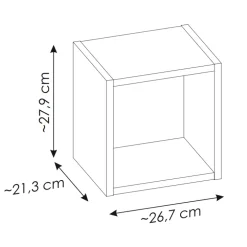 Mobile bagno sospeso cannettato 100cm con lavabo e colonna bianco rovere Cleany