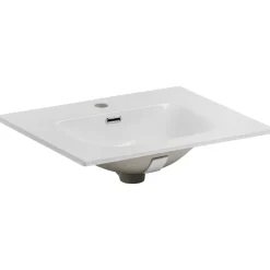 Mobile bagno sospeso cannettato 80cm con lavabo rovere Pretty